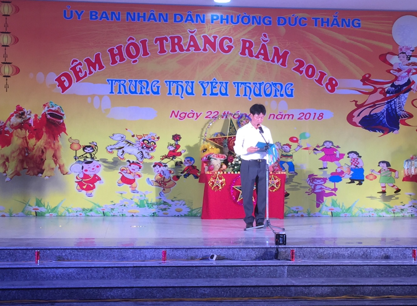 UBND phường Đức Thắng tổ chức “ Đêm hội trăng rằm –Trung thu yêu thương năm 2018”
