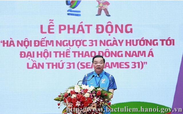 Lễ phát động Hà Nội đếm ngược 31 ngày hướng tới SEA Games 31 - ảnh 1