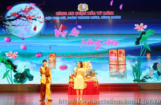 Description: CBCS - CAQ Bắc Từ Liêm hóa thân thành chị Hằng, chú Cuội ảnh 3