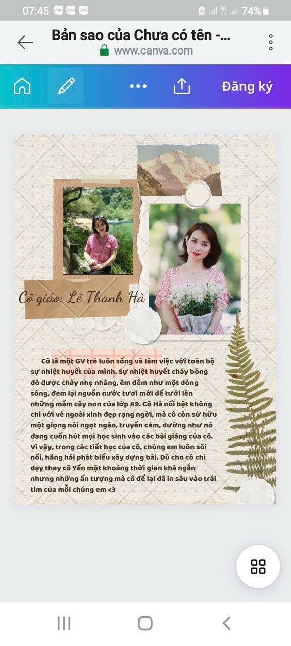 Description: A page of a book with pictures of a person and a fernDescription automatically generated