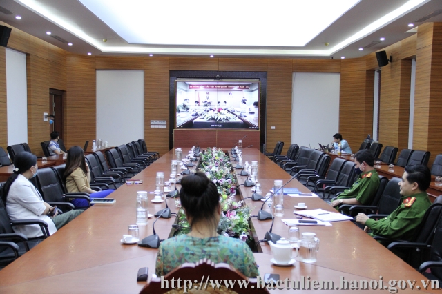 Quận Bắc Từ Liêm tham dự Hội nghị trực tuyến của Bộ y tế quán triệt một số nội dung về tiêm chủng vaccine phòng COVID-19