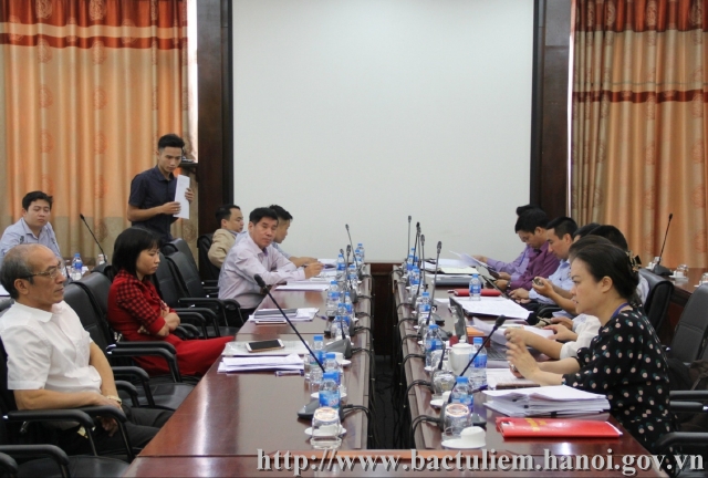 Quận Bắc Từ Liêm làm việc với một số Sở, ngành Thành phố về việc trao đổi, tháo gỡ những khó khăn vướng mắc khi nhà nước thu hồi đất để thực hiện dự án trọng điểm